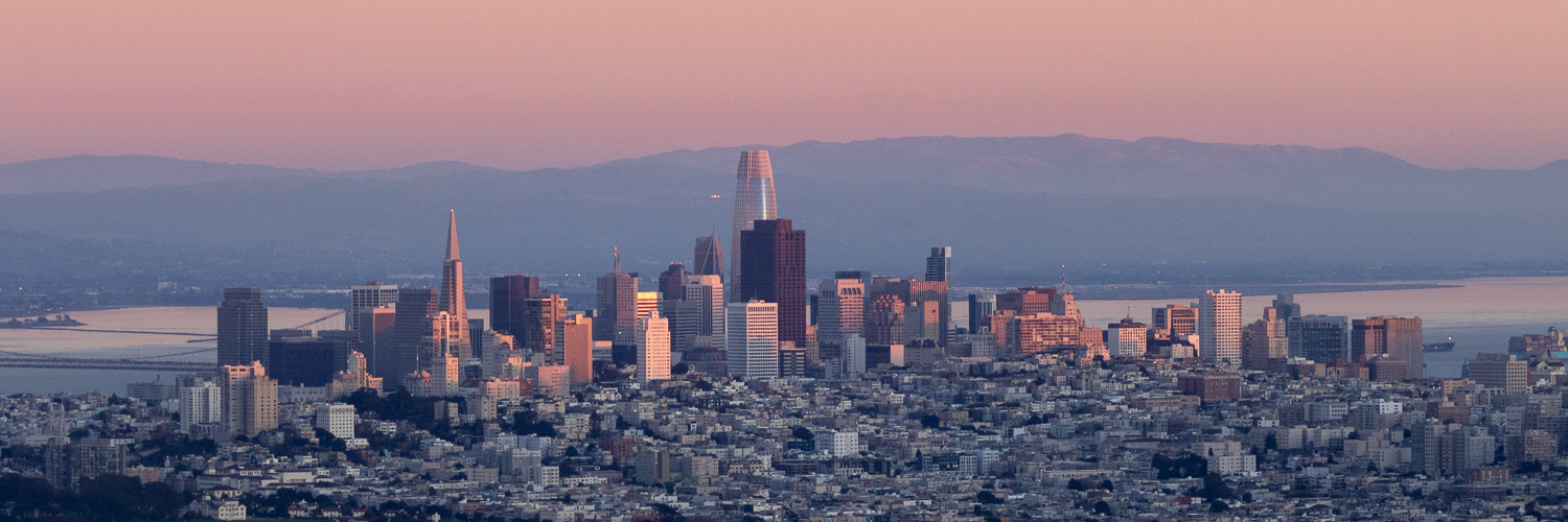 San Francisco at sunset